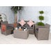 Faro 4 Seater Conversation Set - Taupe Grey